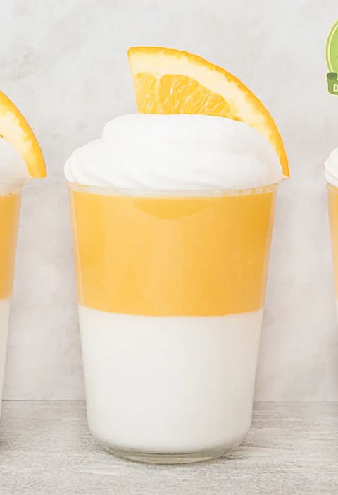 summer dessert cups orange dessert cups