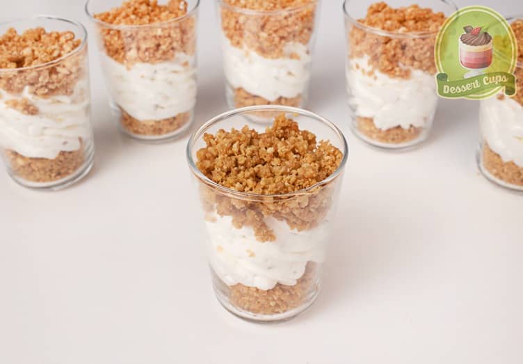 Cookie Crumb Dessert Cups with Cream
