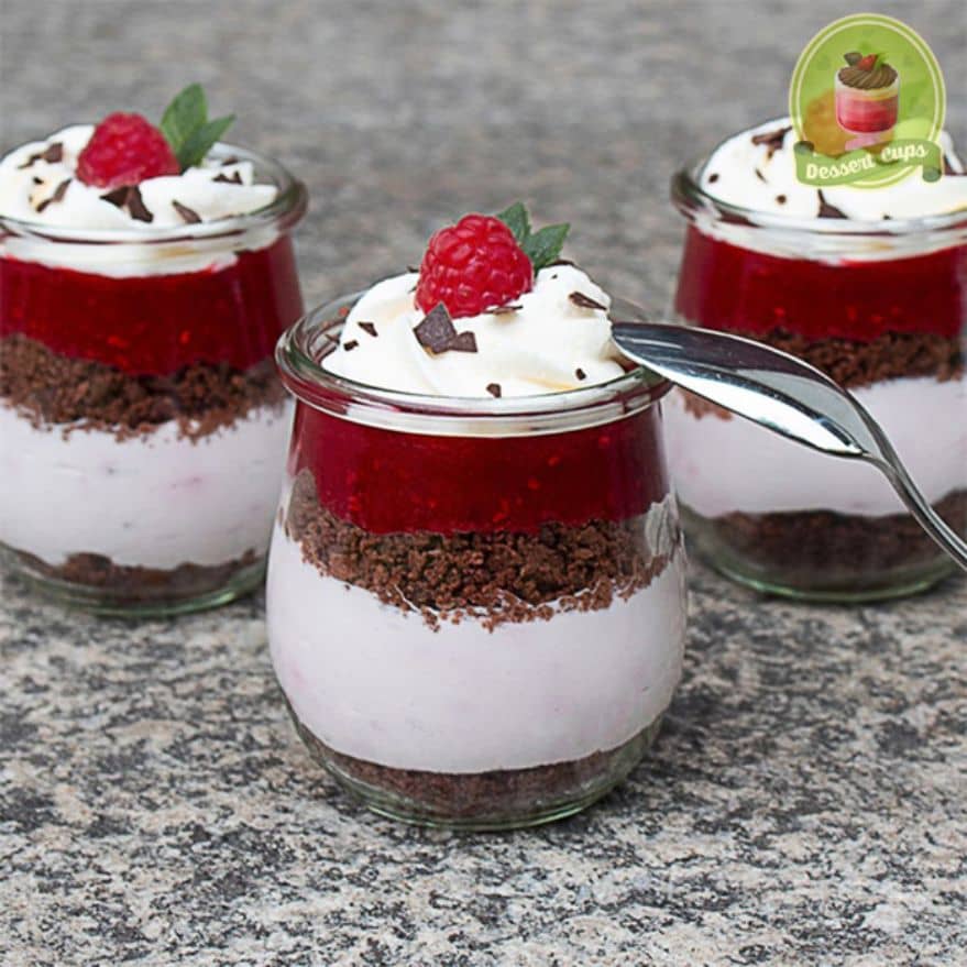 Raspberry Dessert Cups