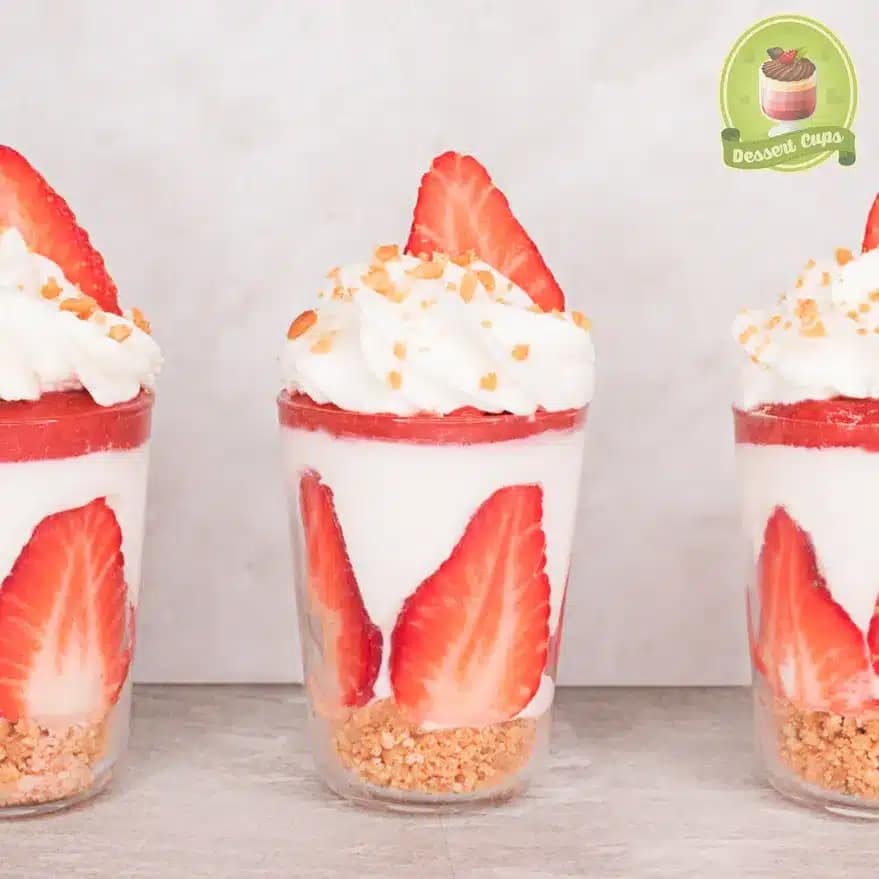 Strawberry Cheesecake Dessert Cups I Dessert Cups